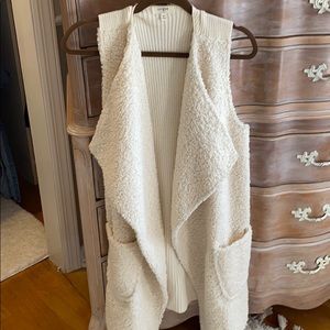 White cozy sweater
